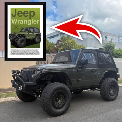 Custom Illustrated Car Poster