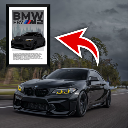 Custom Illustrated Car Poster